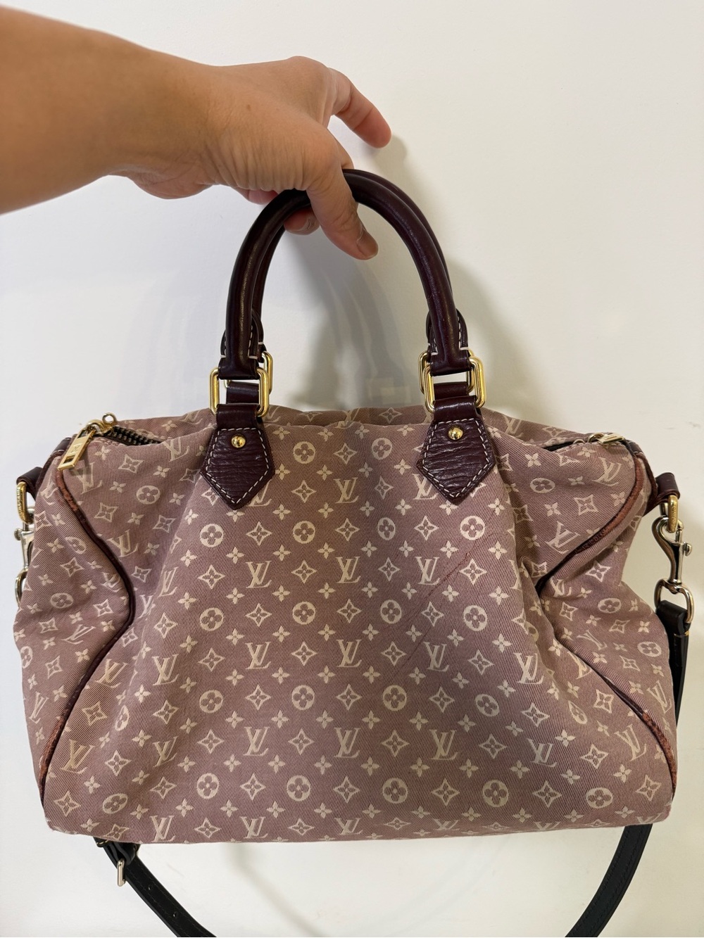 LOUIS VUITTON Speedy Bandoulière cloth handbag